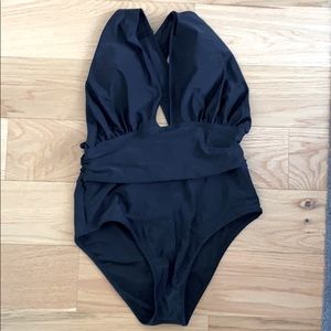 NWT Black Cupshe one piece bathing suit